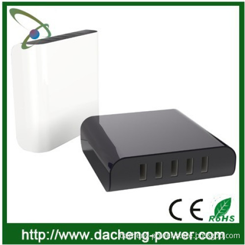 40W 5V 8A best quality usb charger with 5 output ports for Iphone4/5/6